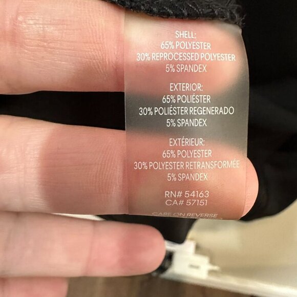 Calvin Klein Bow Neck Sleeveless Sheath Dress Size 6P Black Career Work - Picture 4 of 8